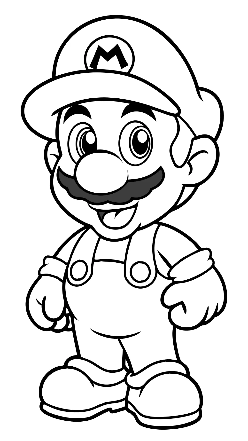 Páginas para colorear personajes de Mario